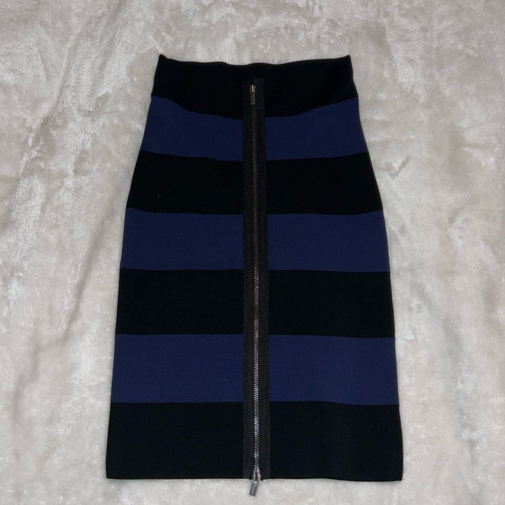 Striped BCBG MaxAzria Band Skirt